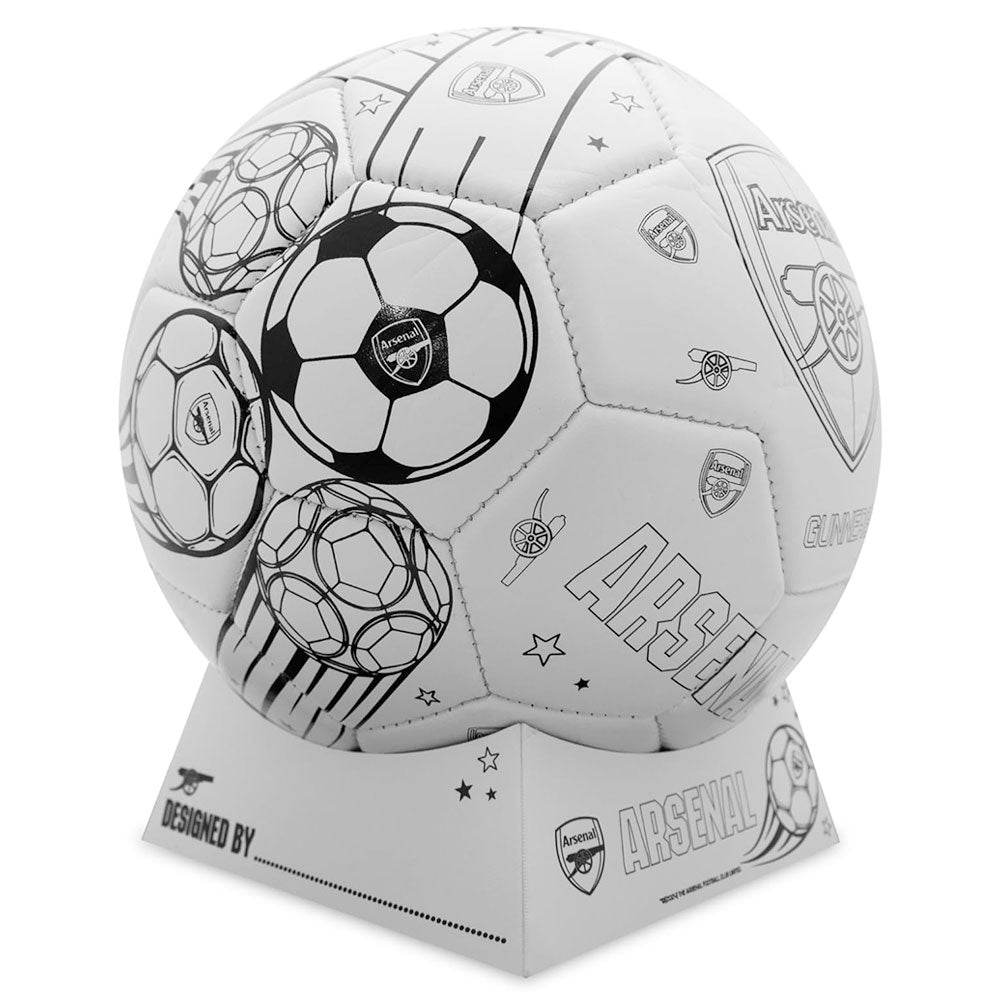 Arsenal FC 'Colour In' Mini Football Set - Gift Arch