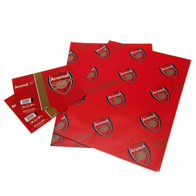 Arsenal FC Crest Gift Wrap - Gift Arch