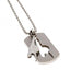 Arsenal FC Cut Out Cannon Dog Tag & Chain - Gift Arch