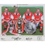Arsenal FC Famous Back 4 Signed Framed Print - Gift Arch