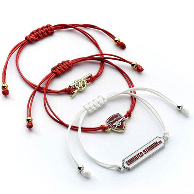 Arsenal FC Friendship Bracelet Set - Gift Arch