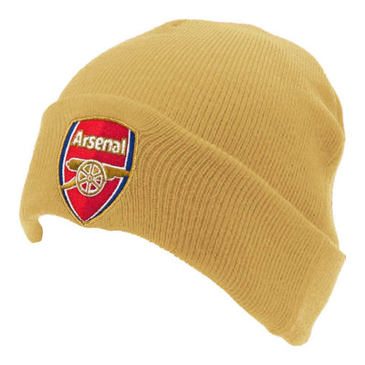 Arsenal FC Gold Cuff Beanie - Gift Arch