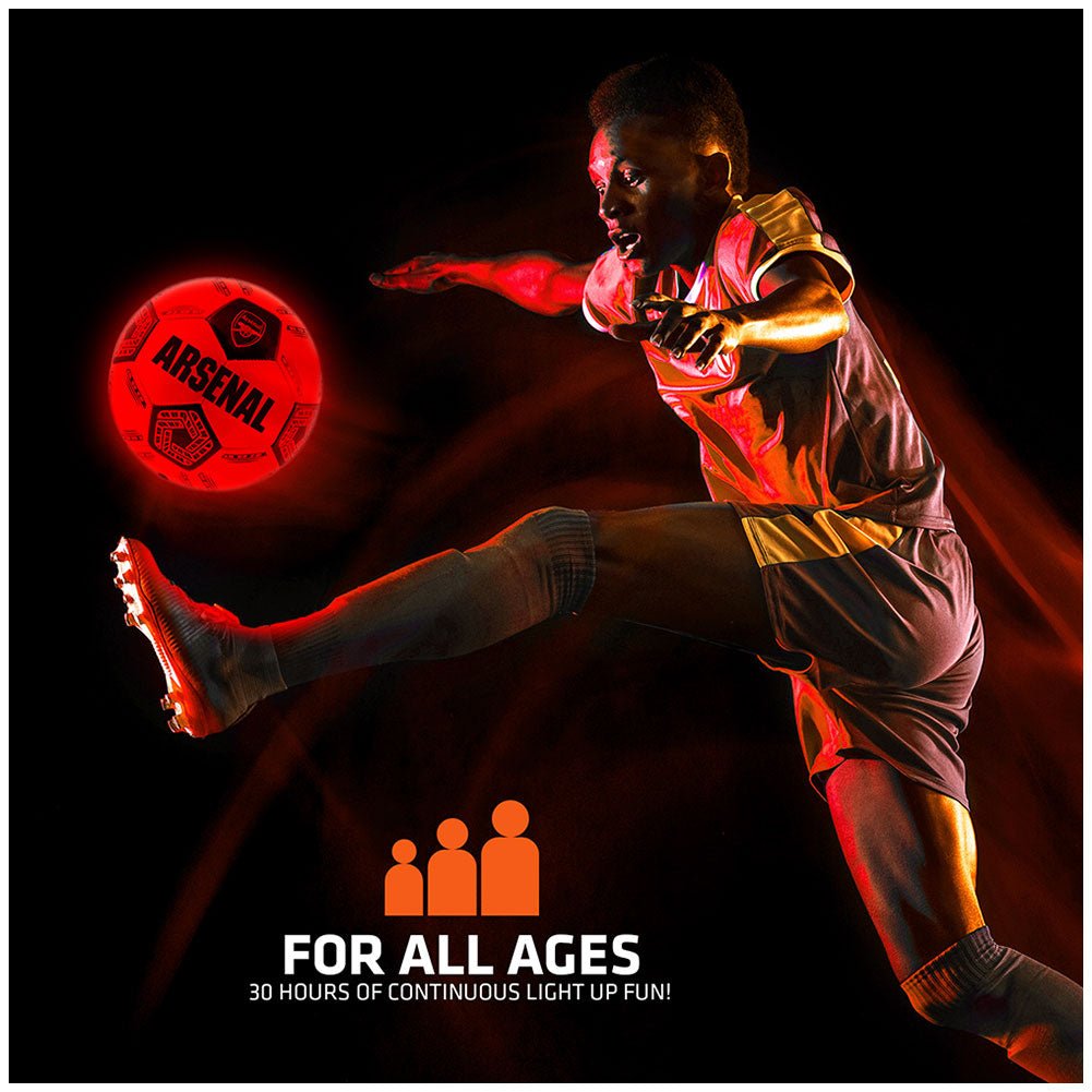 Arsenal FC LED Glow Football - Gift Arch