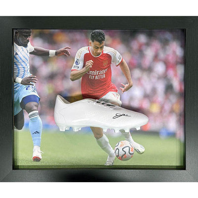 Arsenal FC Martinelli Signed Boot (Framed) - Gift Arch