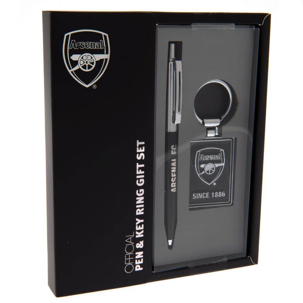 Arsenal FC Pen & Keyring Set - Gift Arch