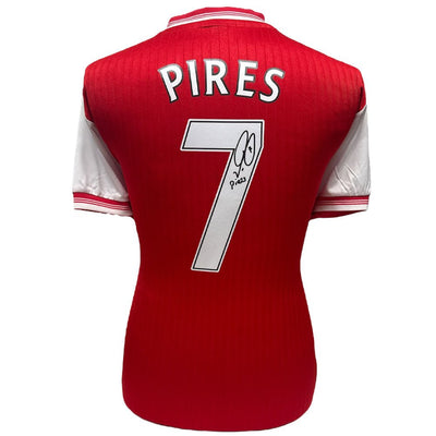Arsenal FC Pires Signed Shirt - Gift Arch