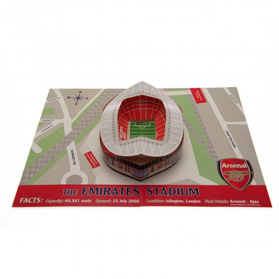 Arsenal FC Pop-Up Birthday Card - Gift Arch
