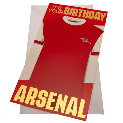 Arsenal FC Retro Shirt Birthday Card - Gift Arch