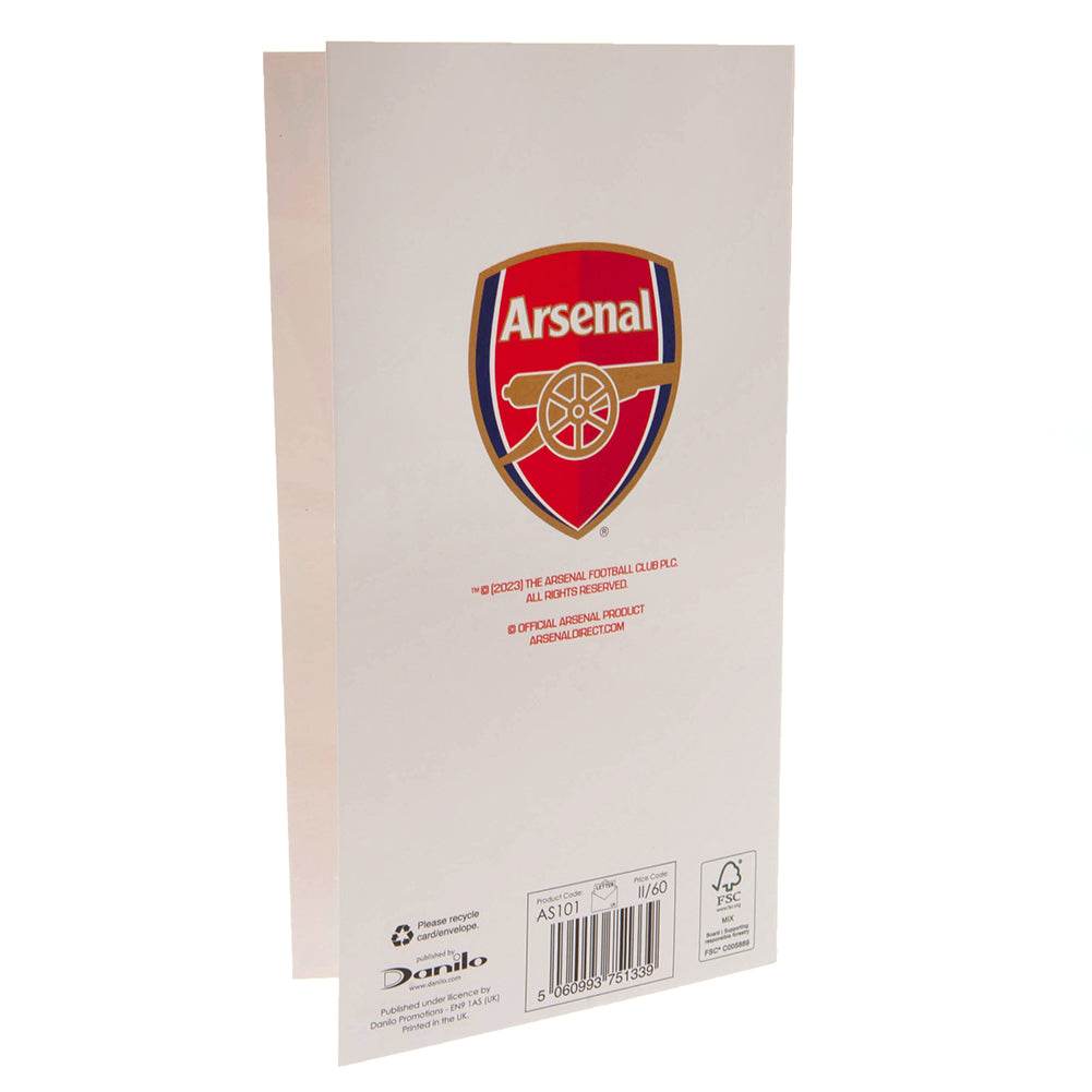 Arsenal FC Retro Shirt Birthday Card - Gift Arch