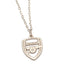 Arsenal FC Silver Plated Boxed Pendant CR - Gift Arch