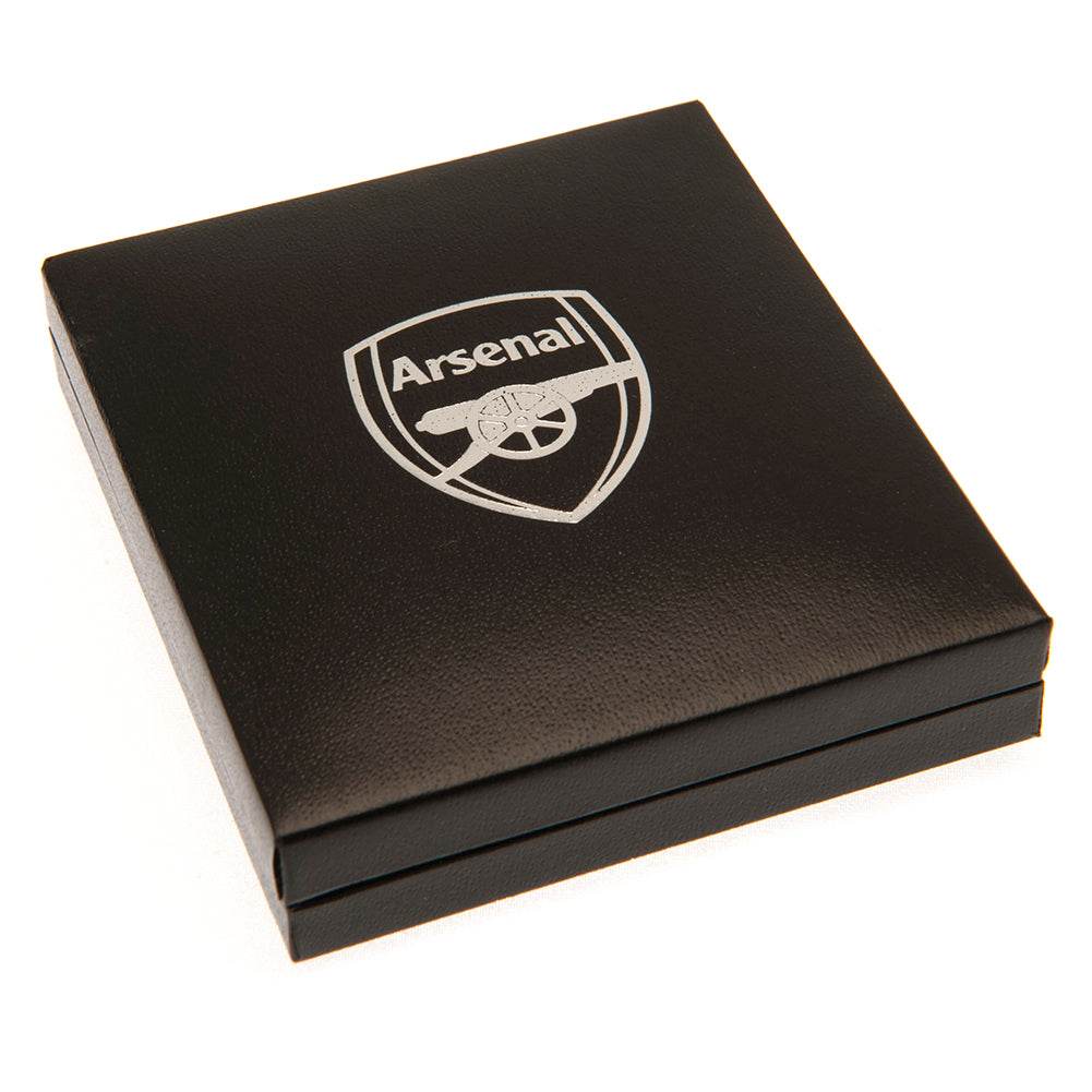 Arsenal FC Silver Plated Boxed Pendant CR - Gift Arch