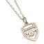 Arsenal FC Silver Plated Pendant & Chain CR - Gift Arch