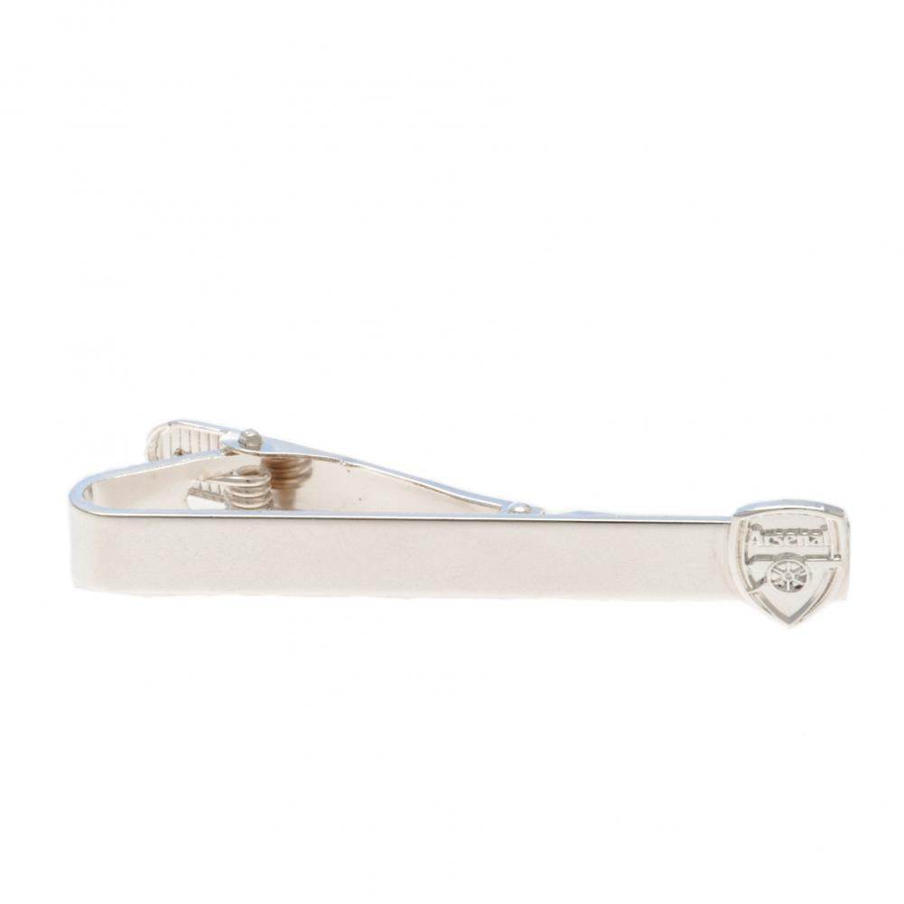 Arsenal FC Silver Plated Tie Slide - Gift Arch