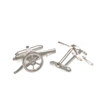 Arsenal FC Sterling Silver Cannon Cufflinks - Gift Arch