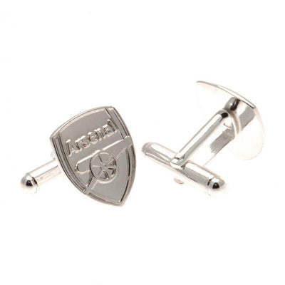 Arsenal FC Sterling Silver Crest Cufflinks - Gift Arch