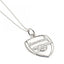Arsenal FC Sterling Silver Pendant & Chain CR - Gift Arch