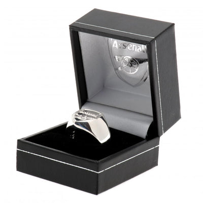 Arsenal FC Sterling Silver Ring Small - Gift Arch