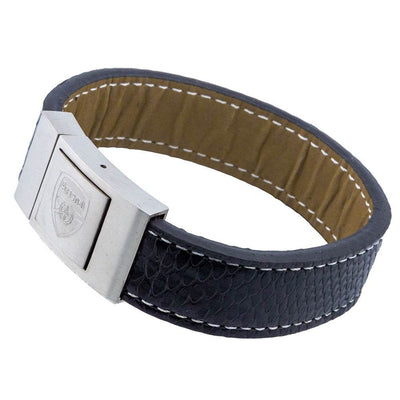 Arsenal FC Stitched Leather Bracelet - Gift Arch