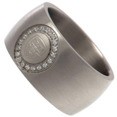 Arsenal FC Stone Set Ring Medium - Gift Arch