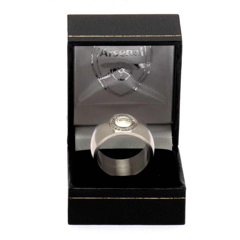 Arsenal FC Stone Set Ring Medium - Gift Arch