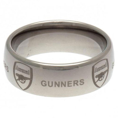 Arsenal FC Super Titanium Ring Large - Gift Arch