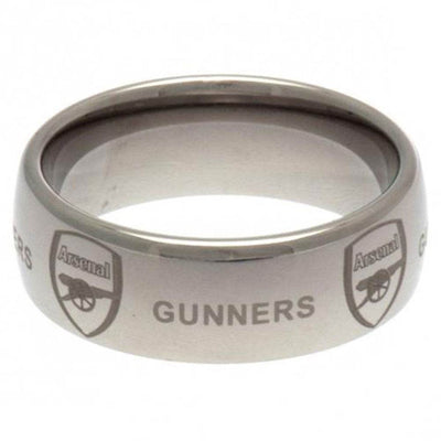 Arsenal FC Super Titanium Ring Medium - Gift Arch