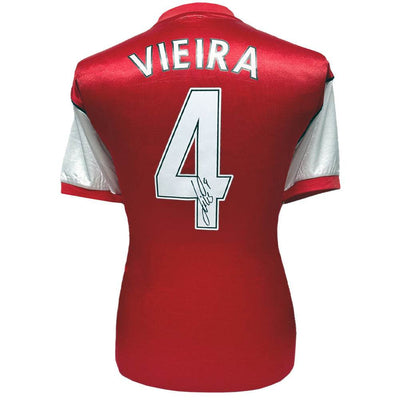 Arsenal FC Vieira Signed Shirt - Gift Arch