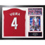 Arsenal FC Vieira Signed Shirt (Framed) - Gift Arch