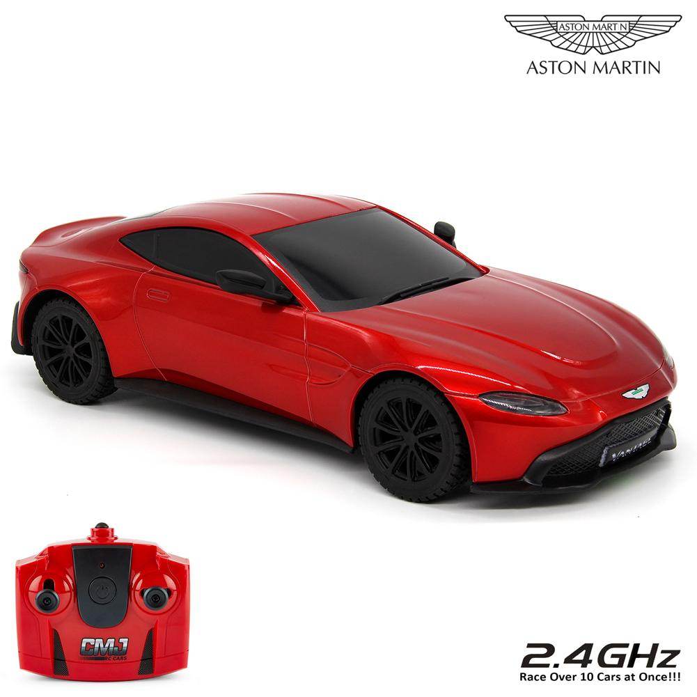 Aston Martin Vantage Radio Controlled Car 1:24 Scale Red - Gift Arch
