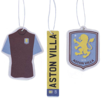 Aston Villa FC 3pk Air Freshener - Gift Arch