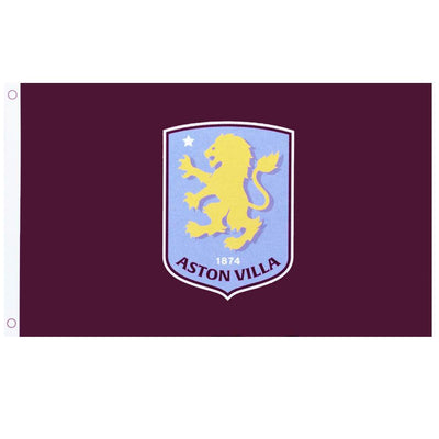 Aston Villa FC Core Crest Flag - Gift Arch