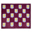 Aston Villa FC Multi Crest Fleece Blanket - Gift Arch