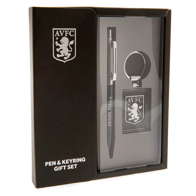 Aston Villa FC Pen & Keyring Set - Gift Arch