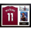 Aston Villa FC Watkins Signed Shirt (Framed) - Gift Arch
