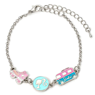 Barbie Silver Plated Charm Bracelet - Gift Arch