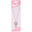 Barbie Silver Plated Heart & Roller Skate Necklace - Gift Arch