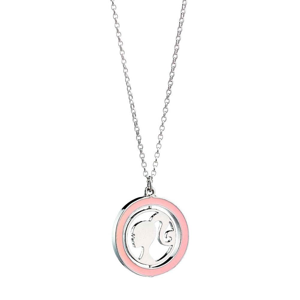 Barbie Spinning Silhouette Necklace - Gift Arch