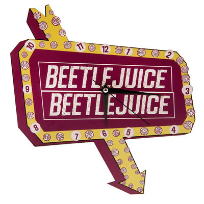 Beetlejuice Premium Metal Wall Clock - Gift Arch