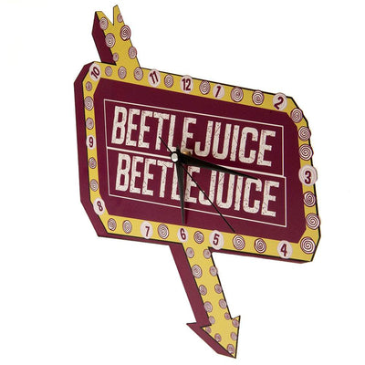 Beetlejuice Premium Metal Wall Clock - Gift Arch