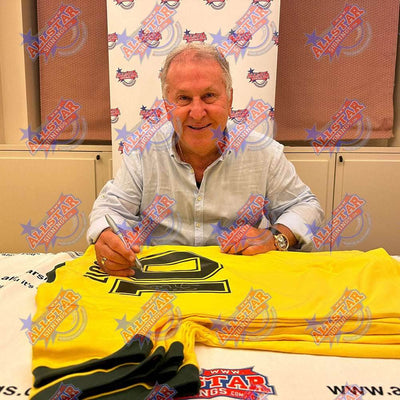 Brasil 1982 Zico Signed Shirt - Gift Arch