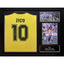 Brasil 1982 Zico Signed Shirt (Framed) - Gift Arch