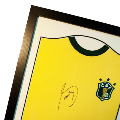 Brasil Socrates Signed Shirt Silhouette - Gift Arch