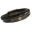 Celtic FC Black IP Leather Bracelet - Gift Arch