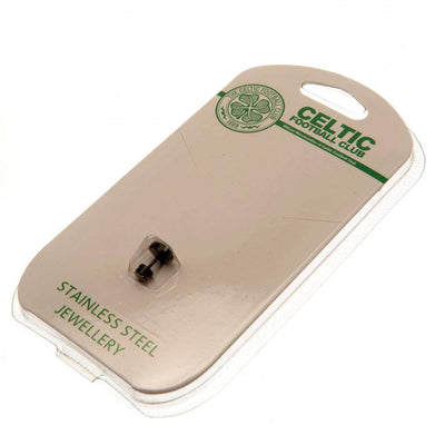 Celtic FC Black IP Stud Earring - Gift Arch