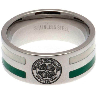 Celtic FC Colour Stripe Ring Medium - Gift Arch