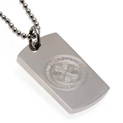 Celtic FC Engraved Dog Tag & Chain - Gift Arch