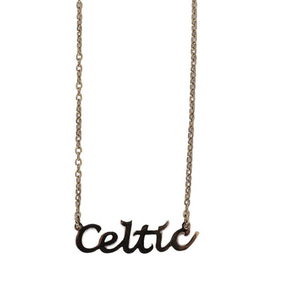 Celtic FC Gold Plated Name Dropper Necklace - Gift Arch