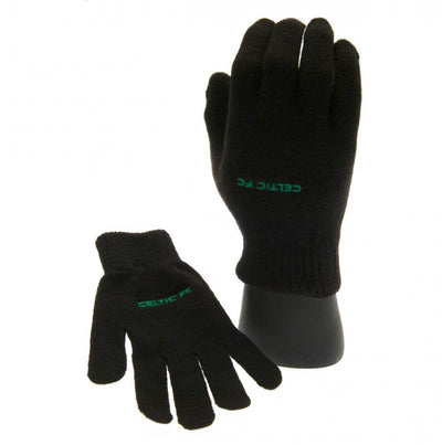 Celtic FC Knitted Gloves Junior - Gift Arch