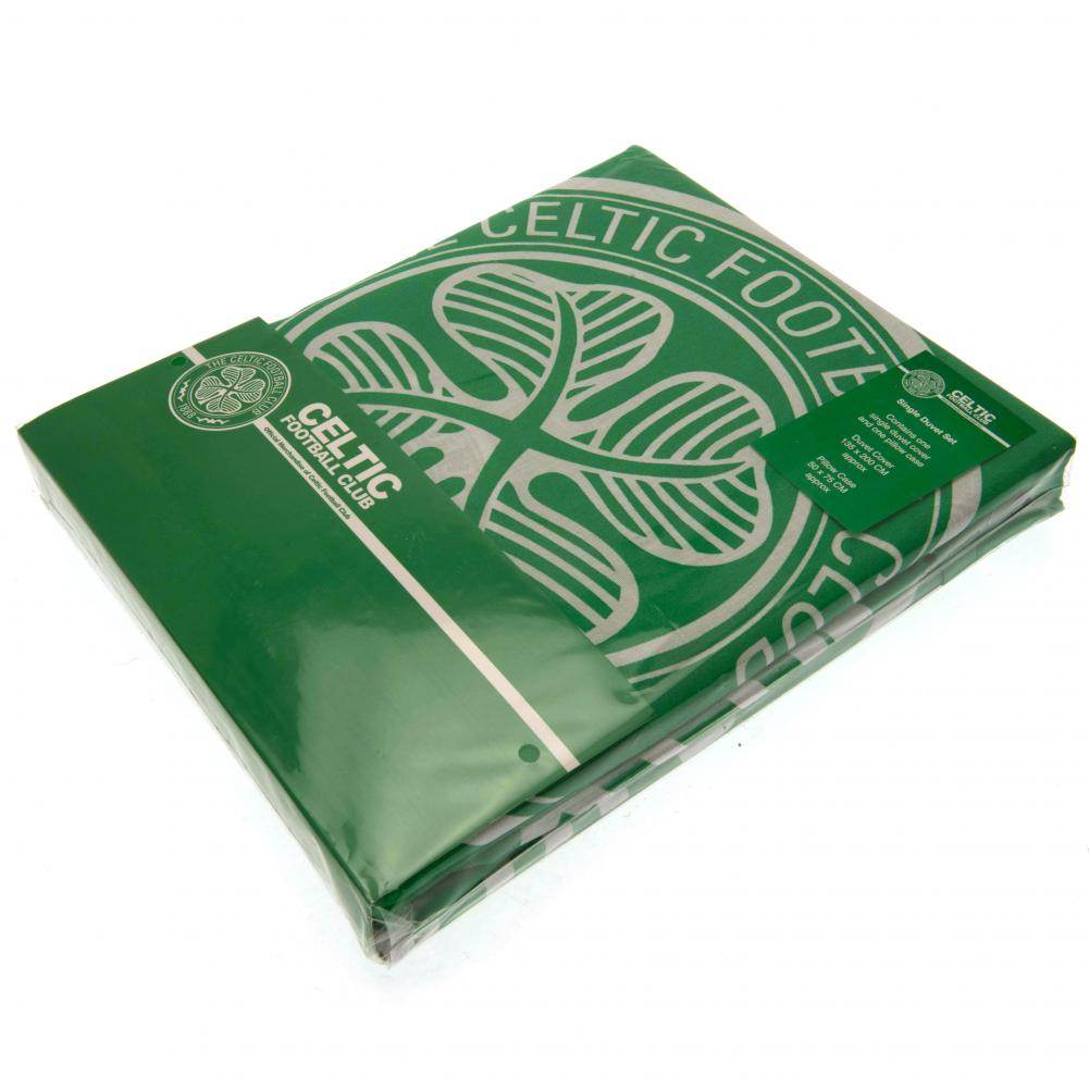 Celtic FC Pulse Single Duvet Set - Gift Arch