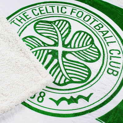 Celtic FC Sherpa Fleece Blanket - Gift Arch
